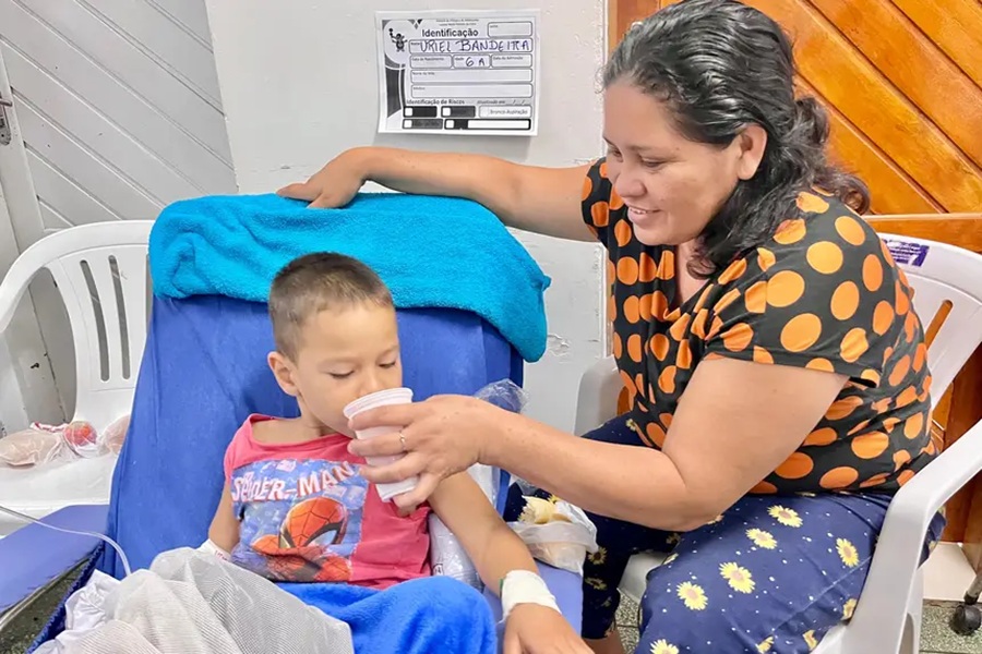 Terapia nutricional do Hospital da Criança e do Adolescente é forte aliada na recuperação de pacientes com síndromes gripais no Amapá