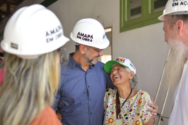 Governador Clécio Luís acompanha andamento das obras de reforma e ampliação do Centro de Referência em Saúde do Trabalhador, em Macapá