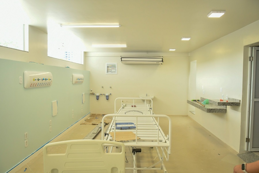 Governo do Amapá avança nas obras de ampliação de mais leitos de UTI no Hospital de Emergências de Macapá