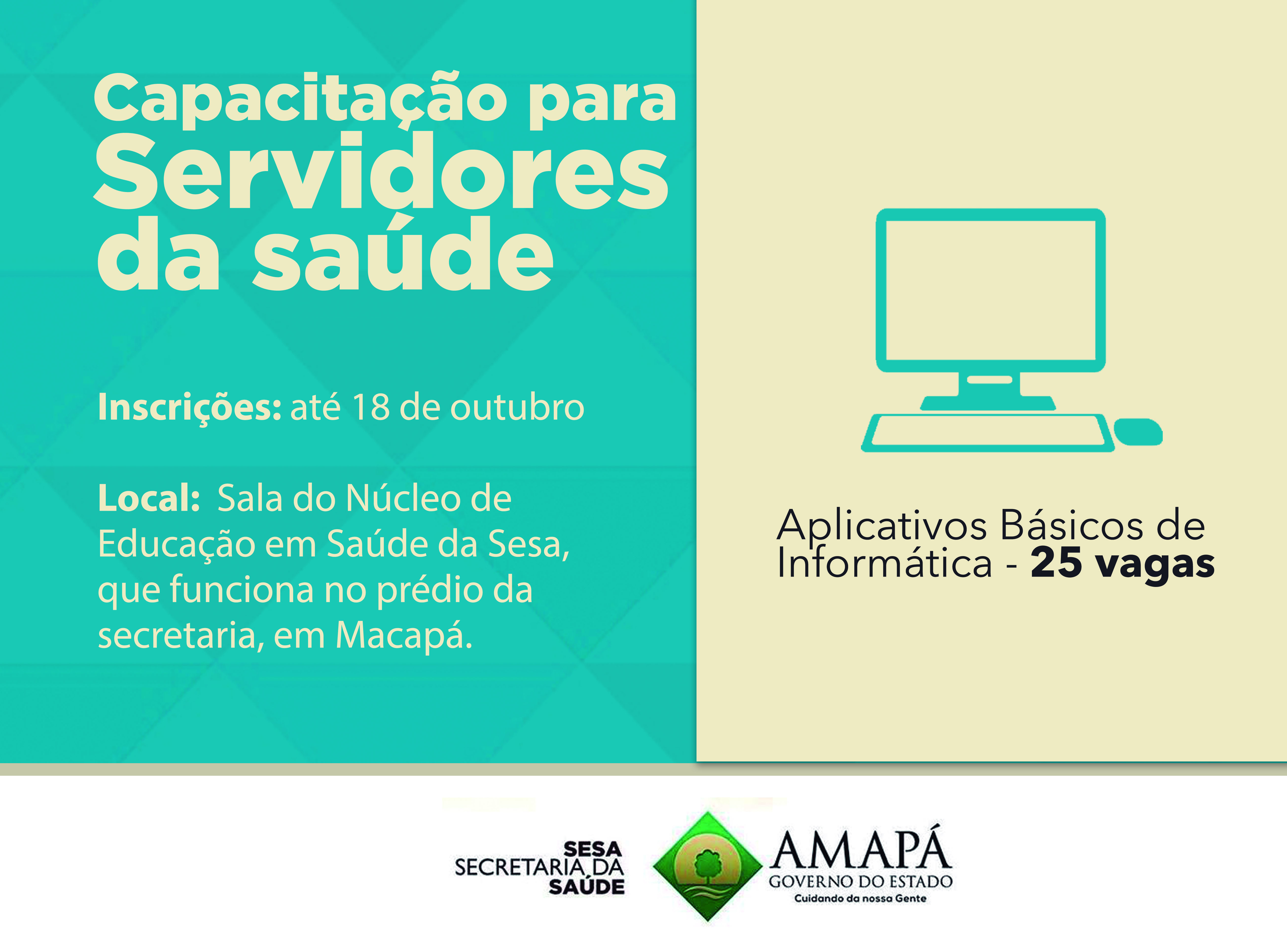 Sesa abre inscrição para o curso de aplicativos básicos de informática