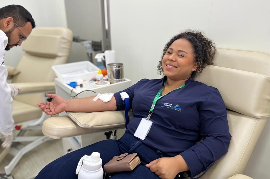 Maio Amarelo: Governo do Amapá prorroga atendimentos da carreta do Hemoap no prédio do Detran, em Macapá 