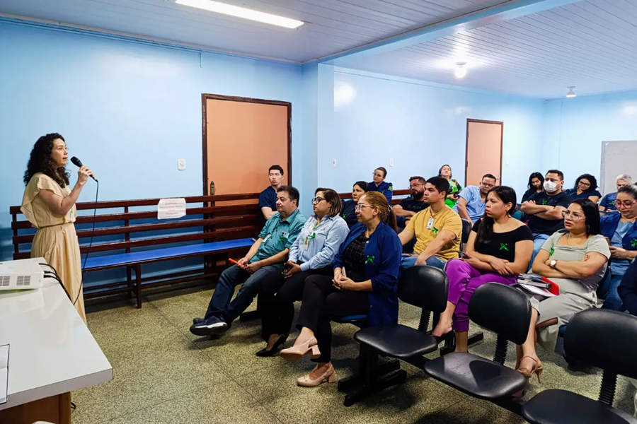 Abril Verde: Hospital de Clínicas do Amapá apresenta fluxo de atendimento e prevenção de acidentes de trabalho com exposição à material biológico 
