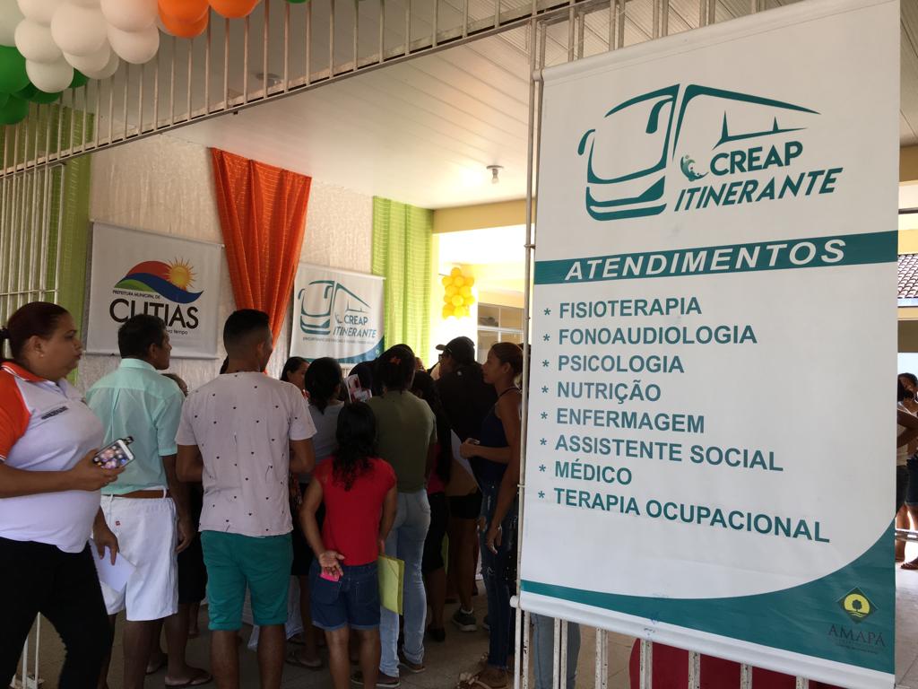 Creap Itinerante leva ação a moradores de Cutias do Araguari