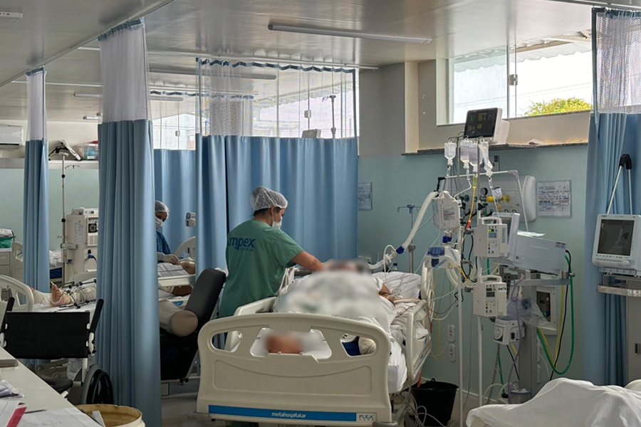 Fortes chuvas: Hospital de Emergência de Macapá segue com atendimento normal após desobstrução de calhas