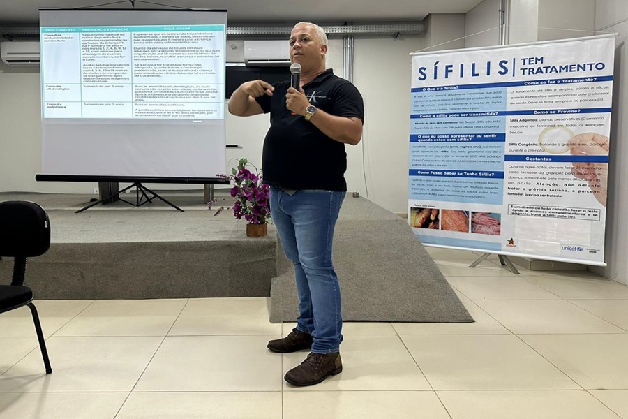 Informações atualizadas sobre sífilis é tema de capacitação promovida pelo Governo do Amapá para profissionais de saúde