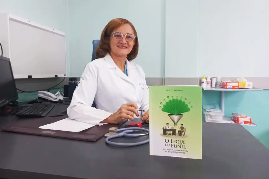 Médica do Hospital Alberto Lima lança livro sobre escuta ativa ao paciente para precisão no diagnóstico de doenças