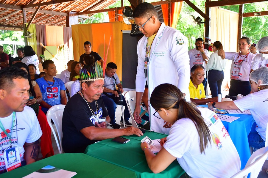 Abril da Resistência: programação do Governo do Amapá leva serviços de saúde para cerca de 100 indígenas, em Macapá