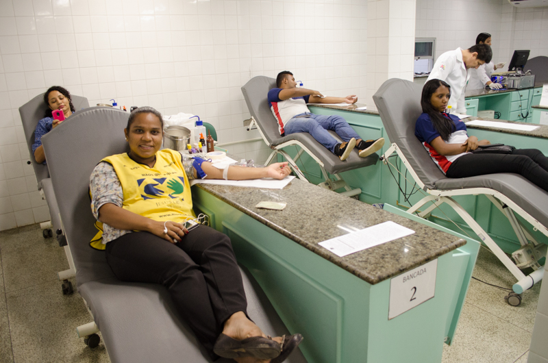 Hemoap recebe doadores de entidades religiosas para ajudar no estoque de sangue