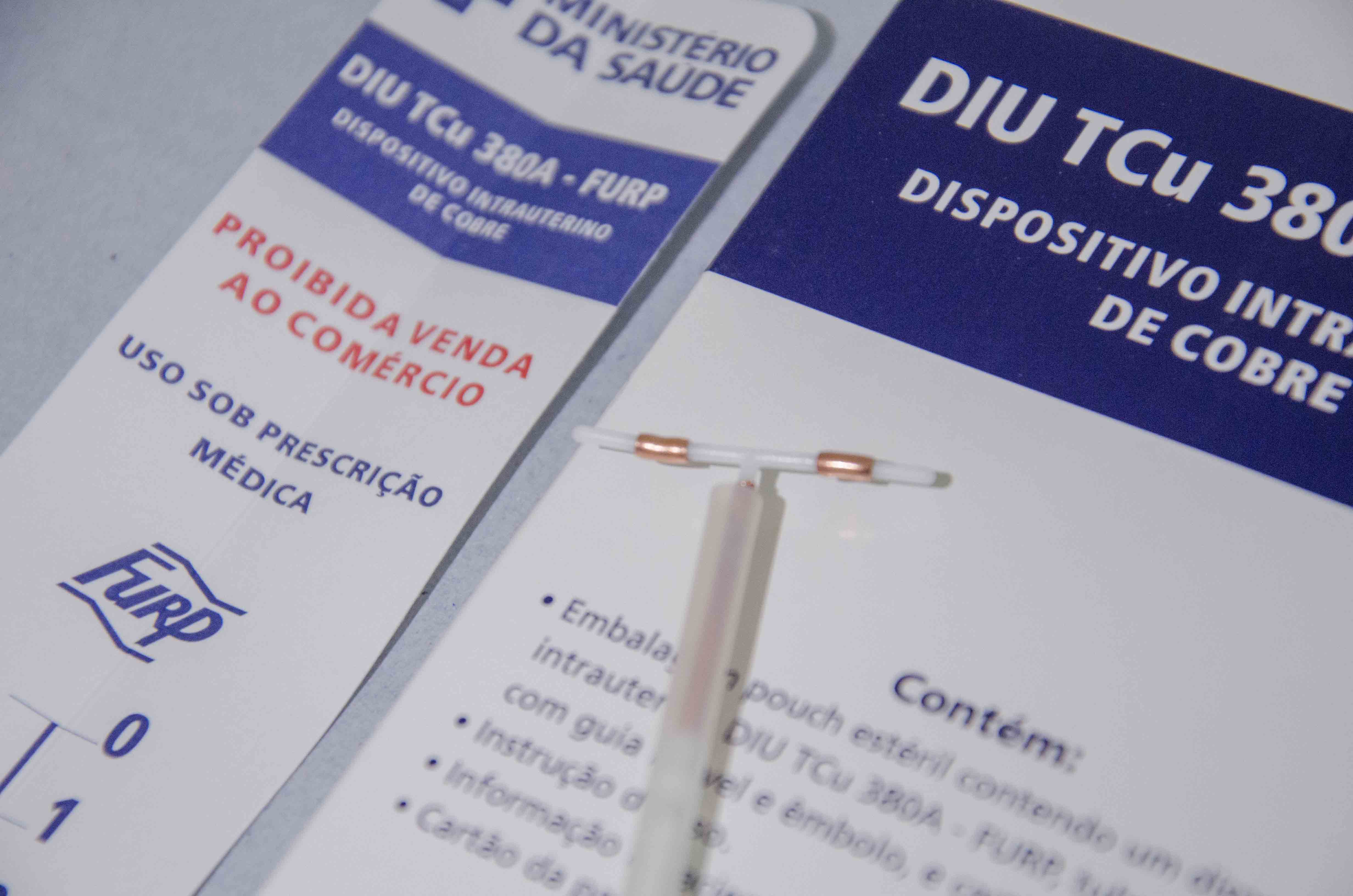 DIU pode ser colocado gratuitamente na rede estadual de saúde