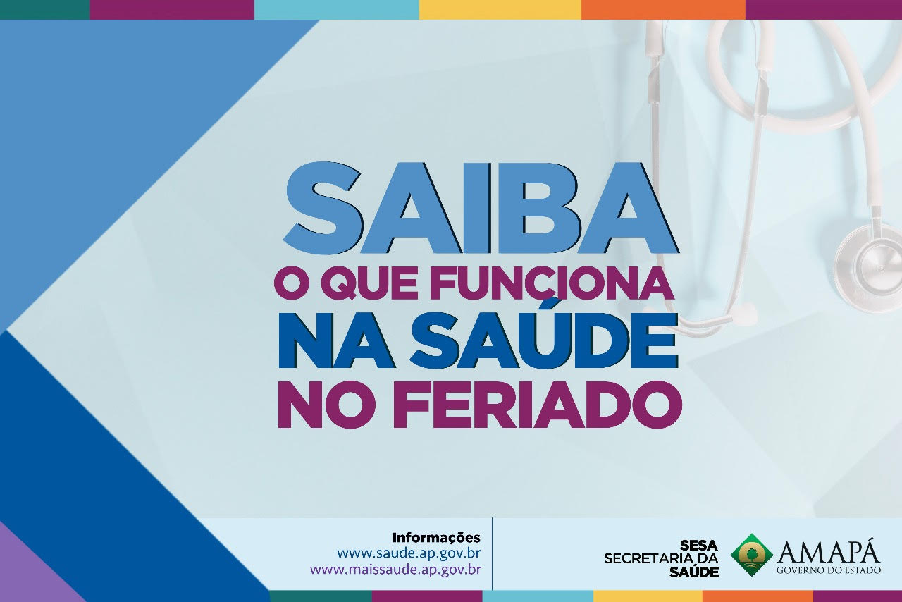 Confira o que funciona na rede estadual de saúde durante o feriado da Semana Santa