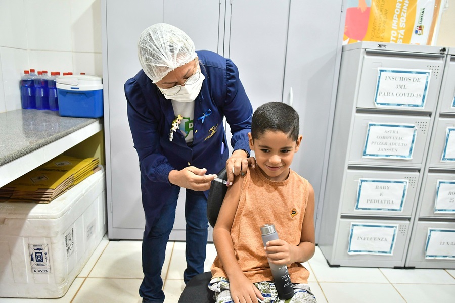 Vacinas de rotina do calendário infantil aumentam mais de 60% no primeiro semestre de 2024, no Amapá