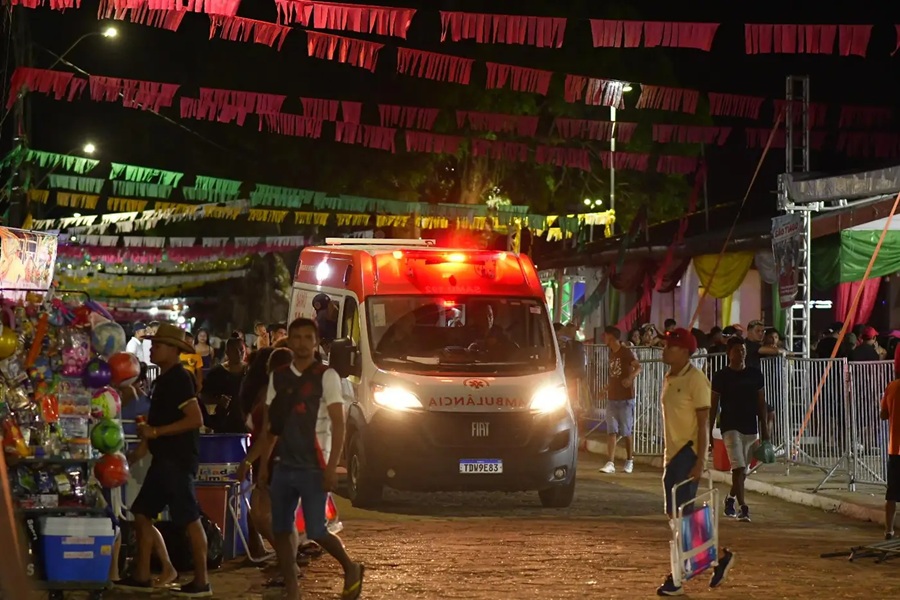 Moradores e visitantes contam com atendimento de saúde reforçado em Mazagão Velho durante a Festa de São Tiago