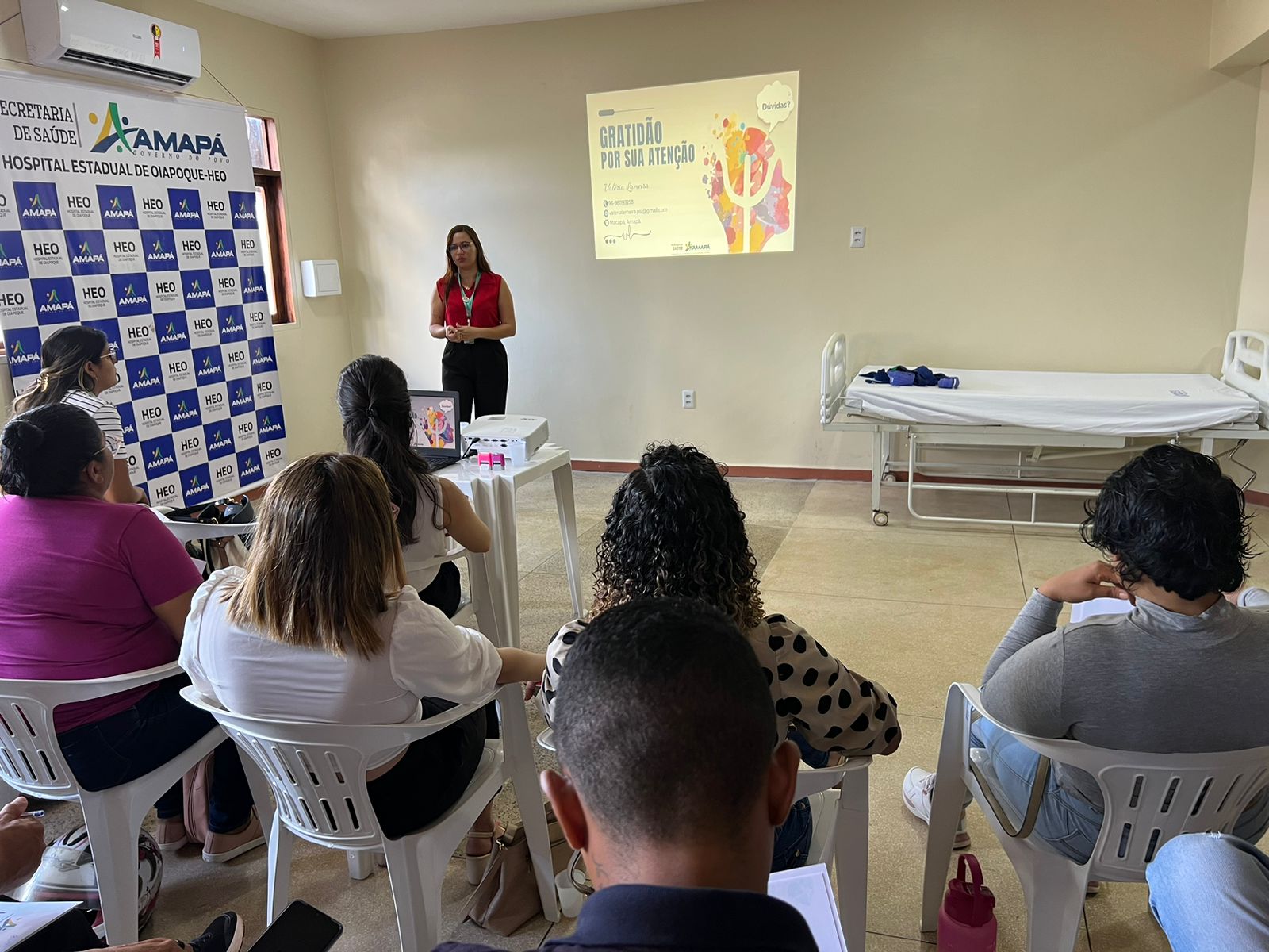 Governo do Amapá capacita servidores do Hospital Estadual de Oiapoque para atendimento de pacientes psiquiátricos