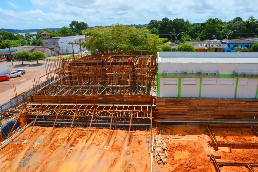 Governo do Amapá avança na construção da maternidade que vai integrar o Hospital Regional de Porto Grande para atender cinco municípios