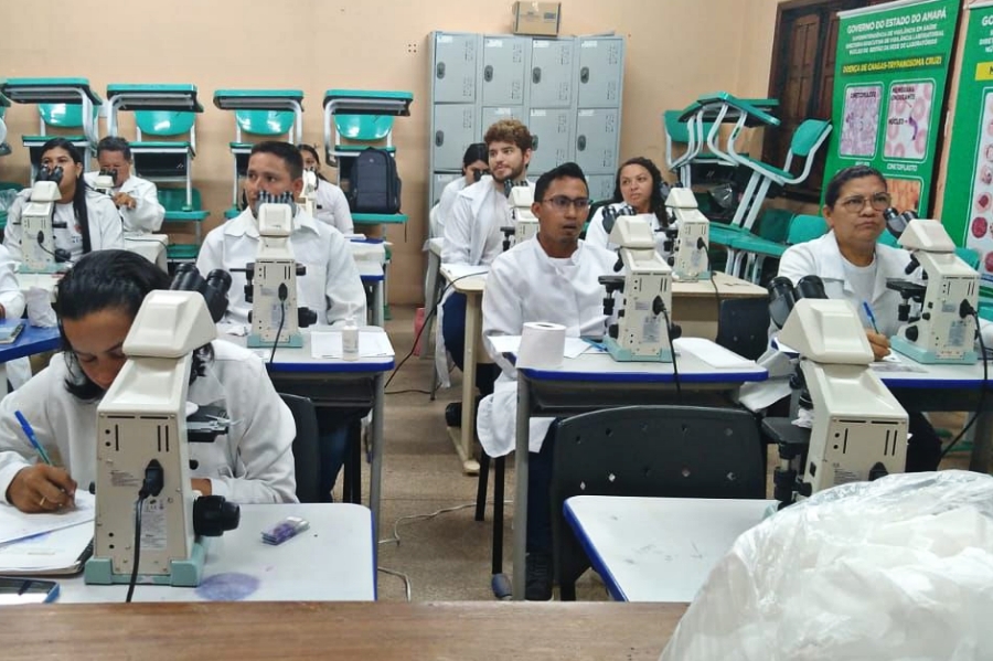 Governo do Amapá capacita técnicos de saúde no diagnóstico preciso de doenças infecciosas, em Porto Grande
