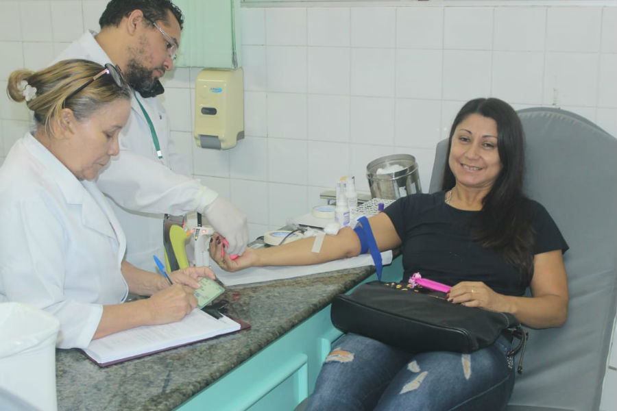 Policiais civis amapaenses fazem doação coletiva de sangue