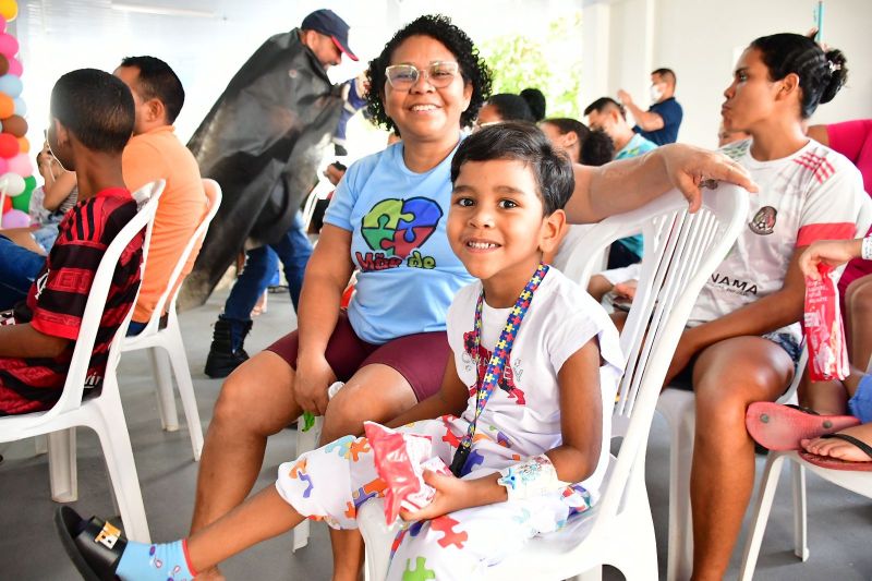 ‘Momento de alegria e entretenimento para ele’, diz mãe de paciente em ação realizada no Hospital da Criança e Adolescente, em Macapá