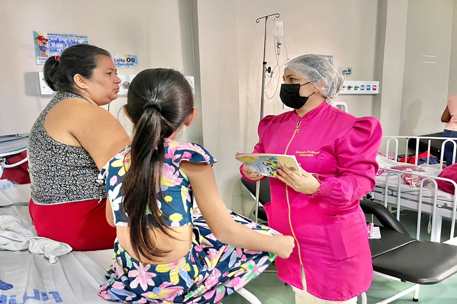 Para estimular a vacinação, Governo do Amapá dá início a Semana da Imunização no Hospital da Criança e Adolescente