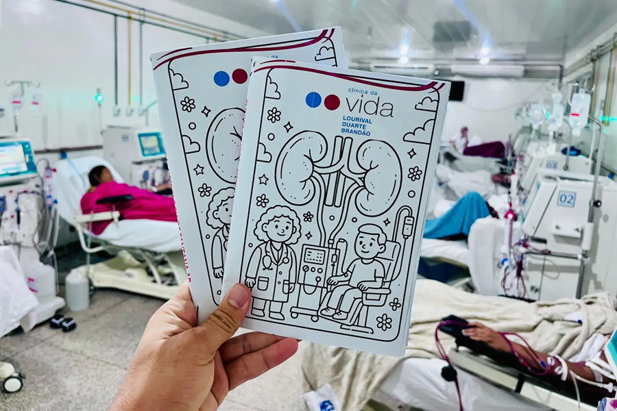 Nefrologia de Santana lança cartilha educativa e lúdica para pacientes em hemodiálise