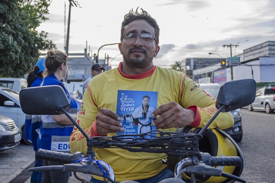 Campanha Novembro Azul tem tarde de mobilização na Praça do Forte
