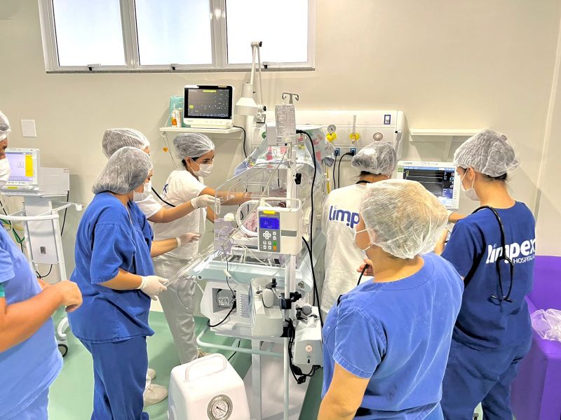 Governo do Amapá inicia transferência de 18 bebês para nova UTI Neonatal do Hospital da Mulher Mãe Luzia