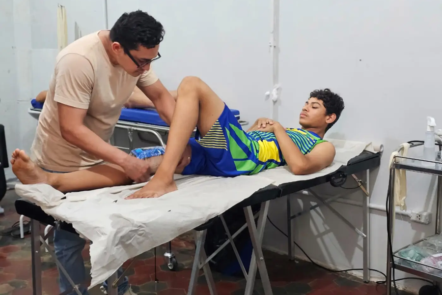 Governo do Amapá garante atendimentos de saúde para atletas nos Jogos Escolares com foco em fisioterapia, psicologia e nutrição