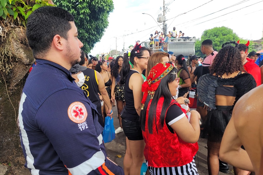 Governo do Amapá registra 11 atendimentos de saúde durante Circuito de Blocos e desfile de A Banda