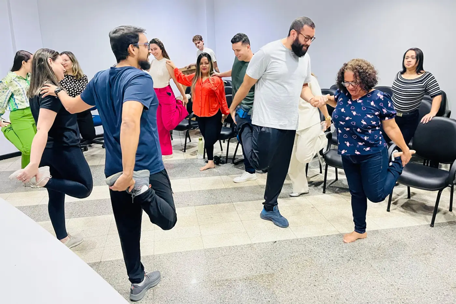 Abril Verde: Governo do Amapá promove ação de cuidado físico e mental para profissionais da Saúde