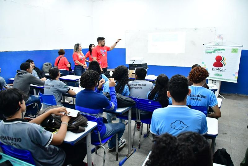 Moradores de Ferreira Gomes recebem orientações e estímulo para doação de sangue no projeto 'Doa Amapá'