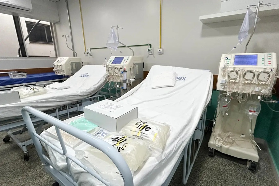 Governo do Amapá entrega primeira enfermaria de hemodiálise dentro do Hospital de Emergência, em Macapá