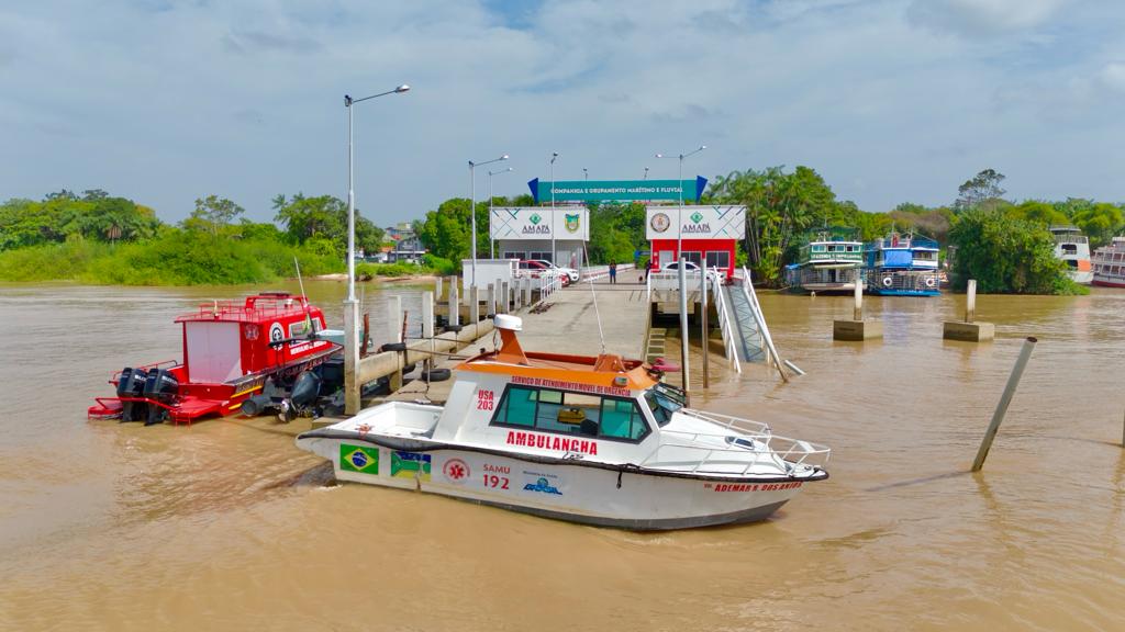 Samu do Amapá treina atendimentos de comunidades ribeirinhas com a ambulancha