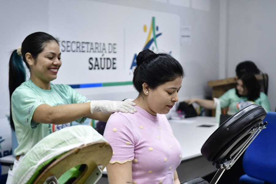 Governo do Amapá promove ação de bem-estar para servidoras da saúde em celebração ao Dia da Mulher