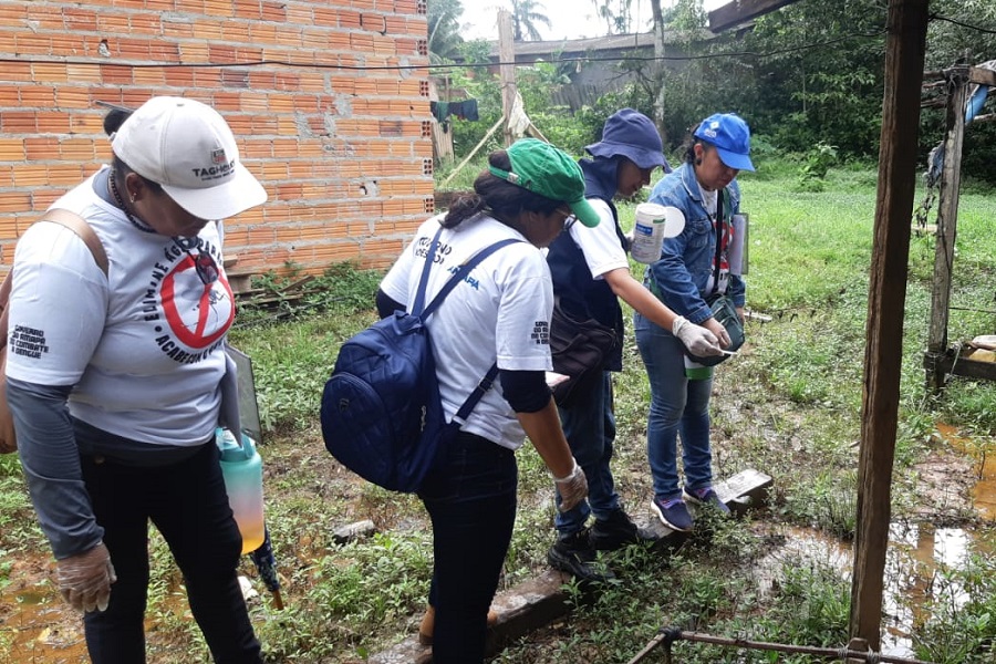 Governo do Amapá reforça ação de combate ao Aedes aegypti em Tartarugalzinho