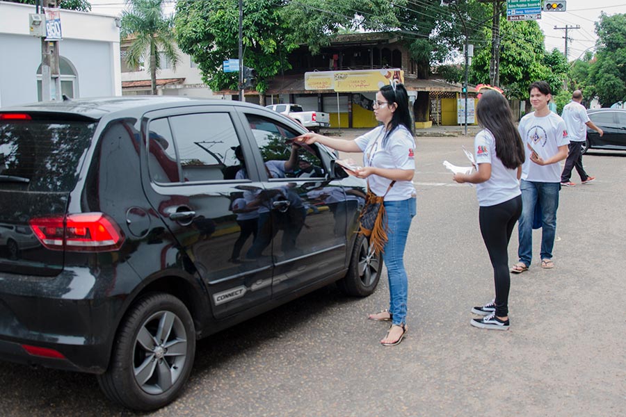 Hemoap realiza blitz educativa para atrair doadores