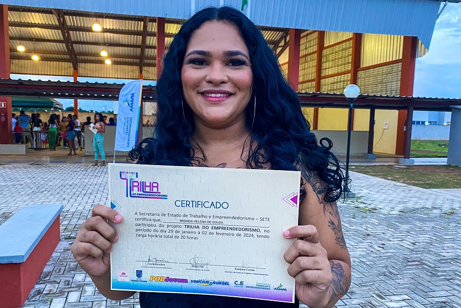 ‘Gostei muito e me qualifiquei’, destaca moradora do Conjunto Miracema capacitada no projeto Trilha do Empreendedorismo