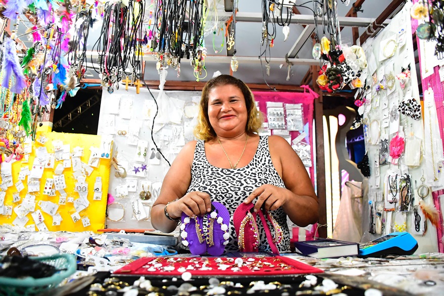 'Programação que valoriza nosso trabalho’, conta empreendedora na Festa do Trabalhador promovida pelo Governo do Amapá 