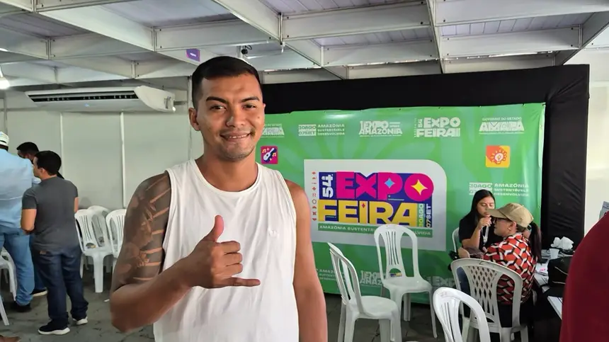 ‘Ano passado faturei R$ 9 mil, esse ano espero fazer ainda mais’, diz empreendedor sobre participar da 54ª Expofeira do Amapá 