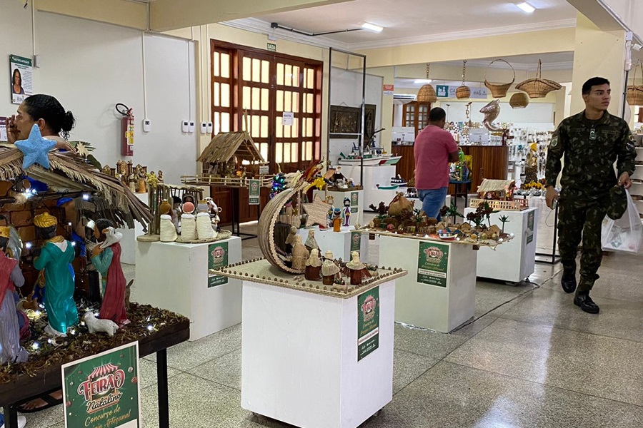 Votação popular para escolha de melhor presépio artesanal encerra neste sábado, 23, na Casa do Artesão, em Macapá