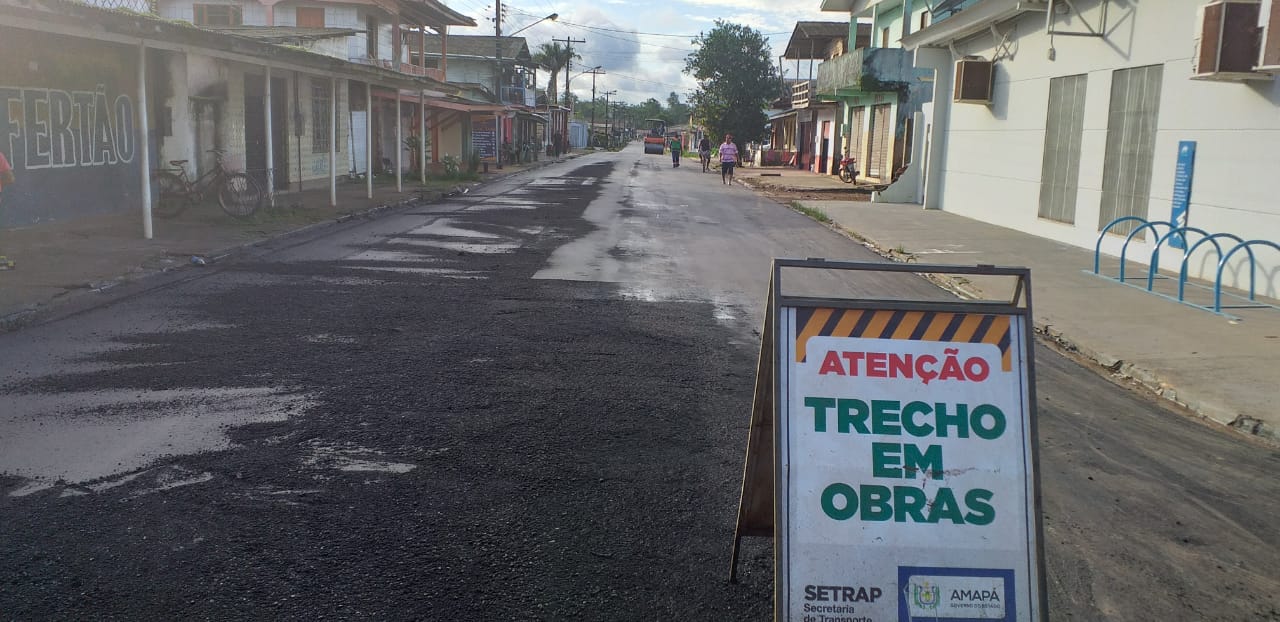 Setrap realiza manutenção asfáltica em área urbana do município de Amapá