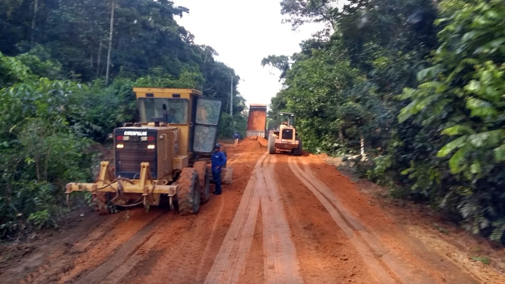 Sul do Amapá: manutenção da rodovia AP-160 já alcançou 18 Km de extensão 