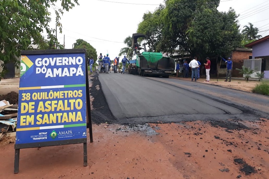 Segunda fase de mobilidade urbana já pavimentou 5 km de vias em Santana