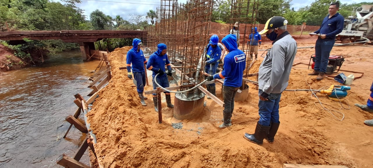 Plano Rodoviário: Governo do Amapá segue construindo pontes em concreto na AP-070