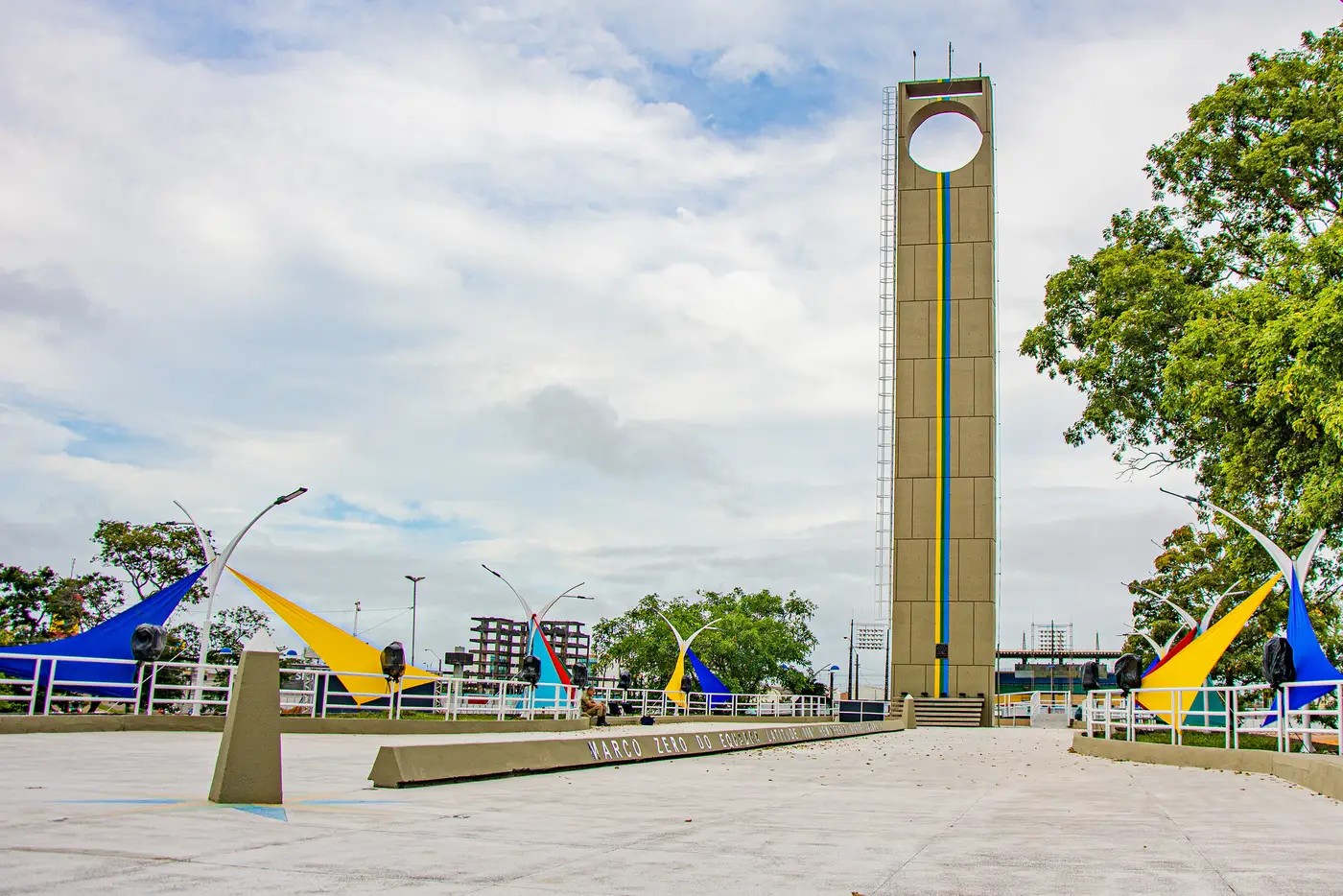 Governo do Amapá inicia revitalização do Monumento Marco Zero do Equador