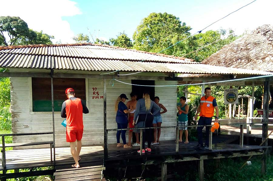 Bailique: Força-tarefa identifica 147 famílias afetadas pelo fenômeno das terras caídas