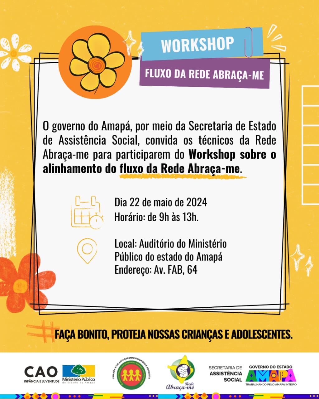 Maio Laranja: acolhimento de crianças e adolescentes vítimas de violência sexual é tema de workshop 
