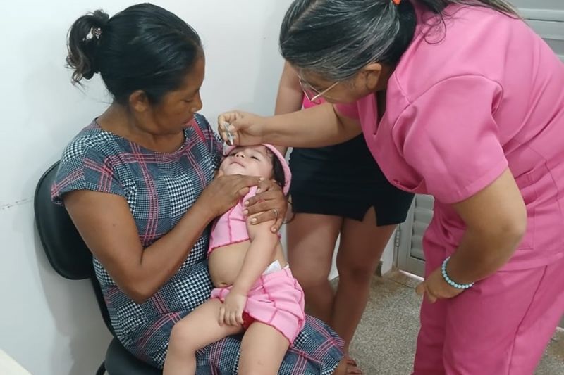 Governo do Amapá intensifica ações para melhorar cobertura vacinal contra poliomielite em Oiapoque