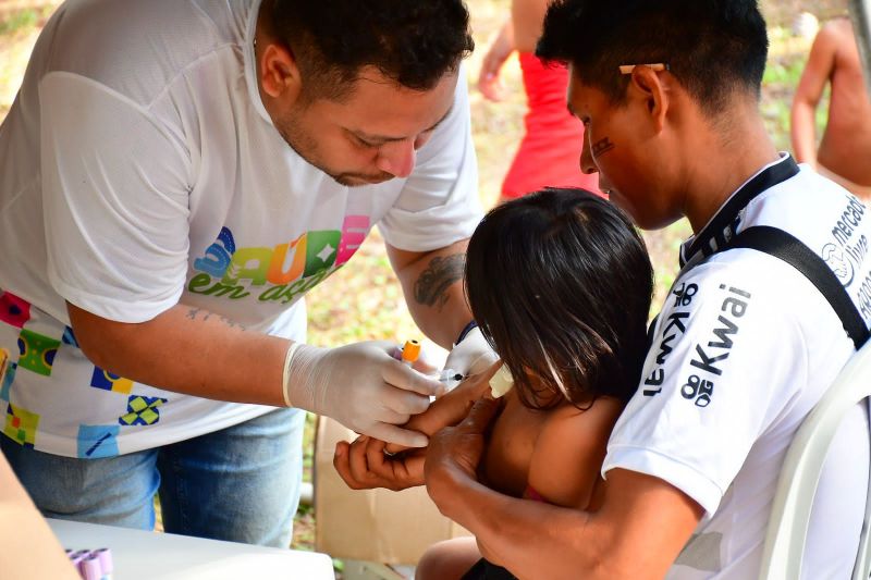Primeiro dia da 'Operação Opuka' contabiliza 1.478 procedimentos de saúde realizados em território indígena Wajãpi