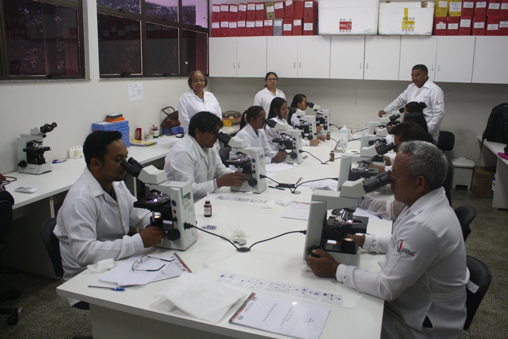 Curso de atualização no diagnóstico de leishmaniose é ministrado na Vigilância Laboratorial 