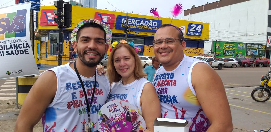 Blitz educativa da SVS orienta à população para um carnaval de responsa