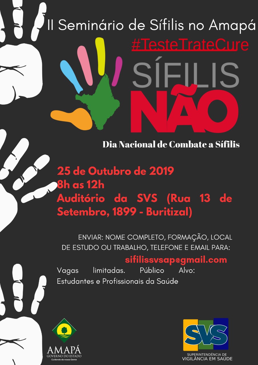 SVS promove II Seminário sobre sífilis no Amapá
